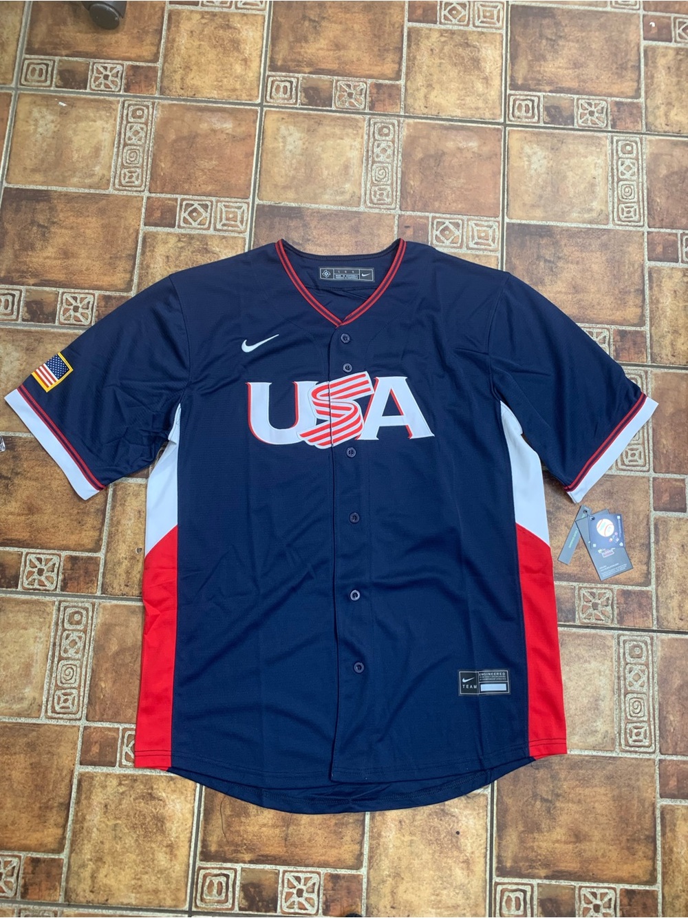 Nike USA 2026 World Cup Baseball jersey size